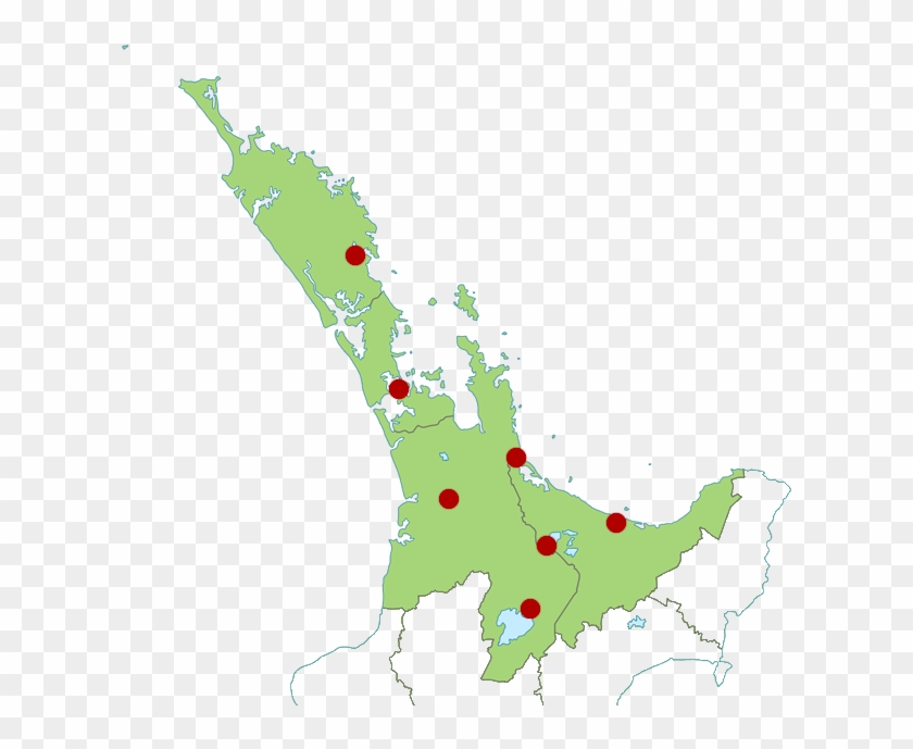 New Zealand Northern Region - Hokianga Harbour Northland Map #1734051