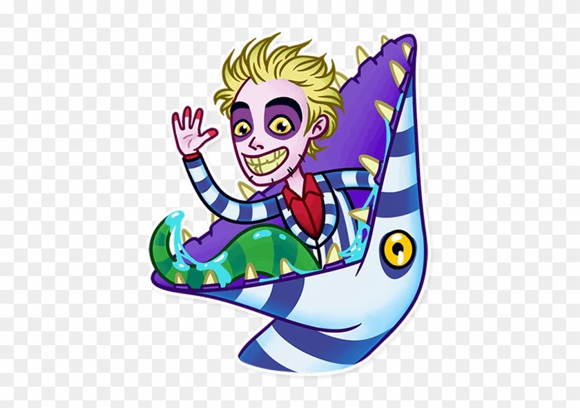 “beetlejuice” Stickers Set For Telegram - Битлджус Стикеры #1734575