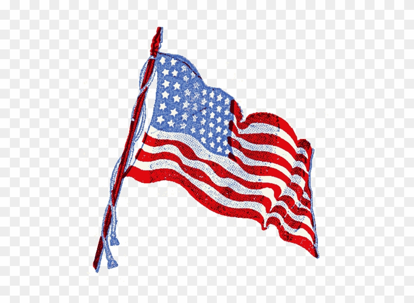 animated american flag clip art