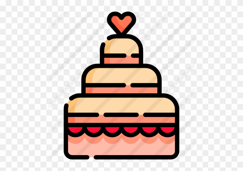 Wedding Cake Free Icon - Wedding Cake Free Icon #1736299