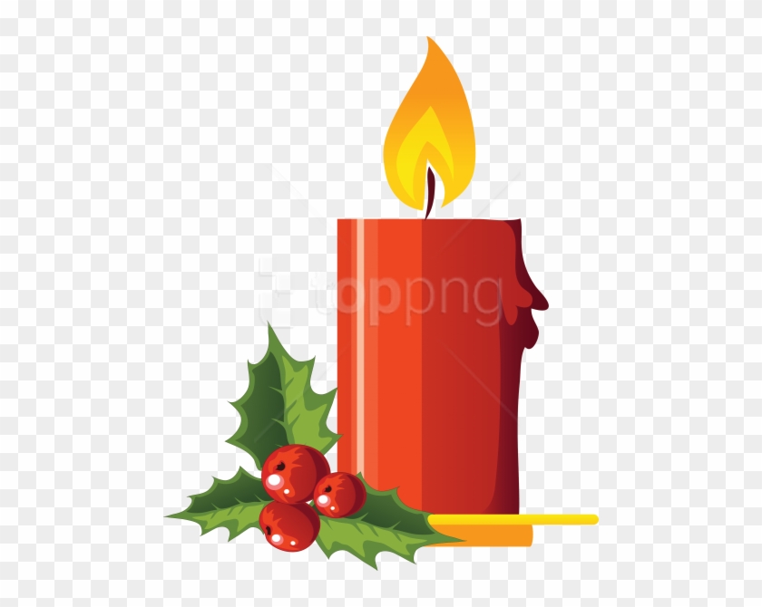 Free Png Download Christmas Candle's Clipart Png Photo - Christmas Holly Clipart Png #1736981