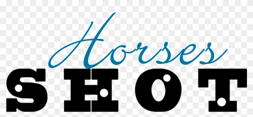 Horses Shot In Text - Graphic Design #1737269