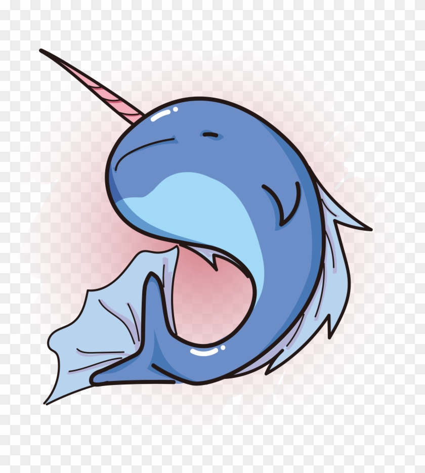 Narwhal Animal Cartoon Vector Png And Image - Cartoon #1739953