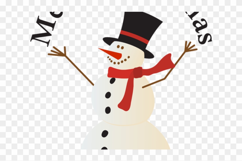 Merry Christmas Clip Art - Snowman Merry Christmas Clip Art #1740930