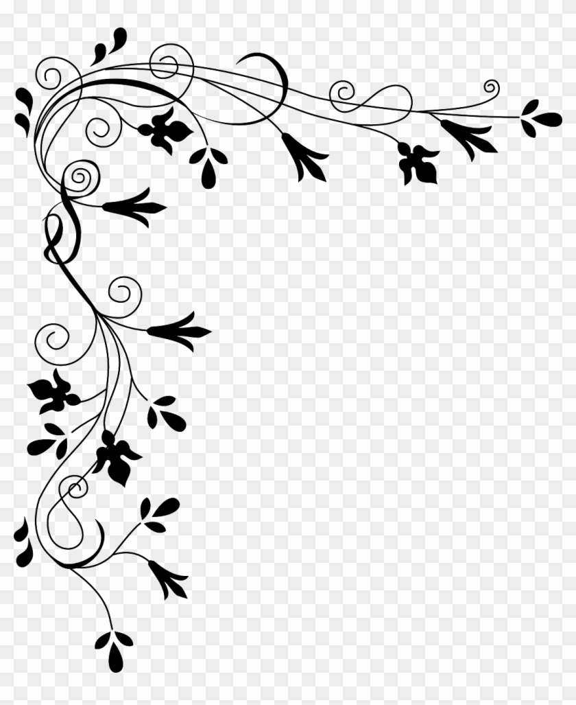 Download Vector Graphics,free Pictures - Simple Flower Border ...