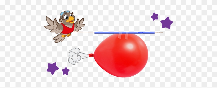 A Balloon Rocket Demonstrates The Principle Of Backward - A Balloon Rocket Demonstrates The Principle Of Backward #1741101