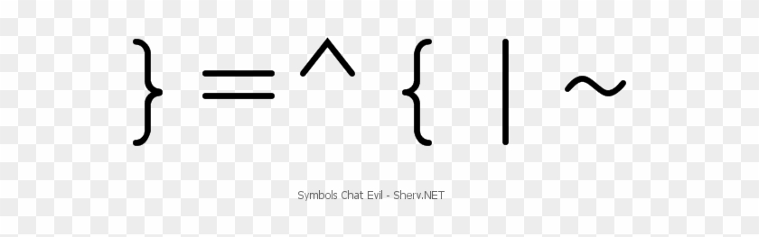 Symbols Chat Evil Inverted - Symbols Chat Evil Inverted #1741194