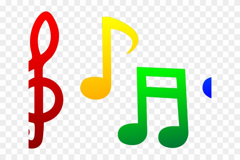 Tuning Clipart Organ Music - Colorful Music Note Clipart #1742157