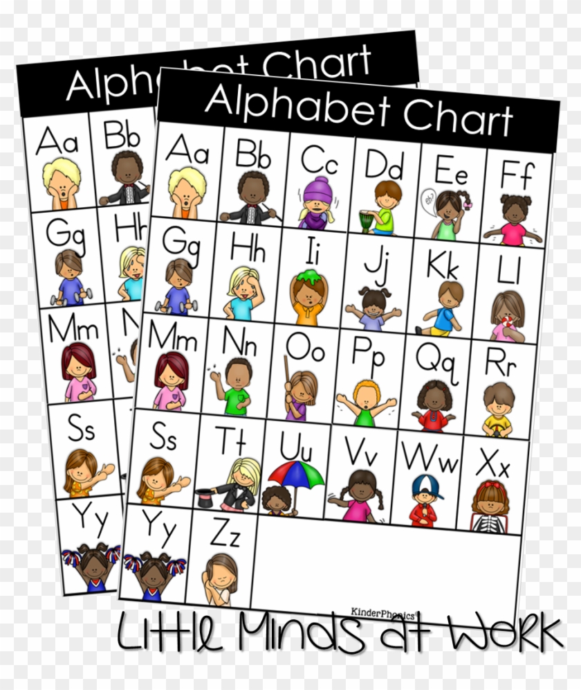 Below Is A Snap Shot Of A Kiddo Using Their Abc Chart - Cartoon #1743260