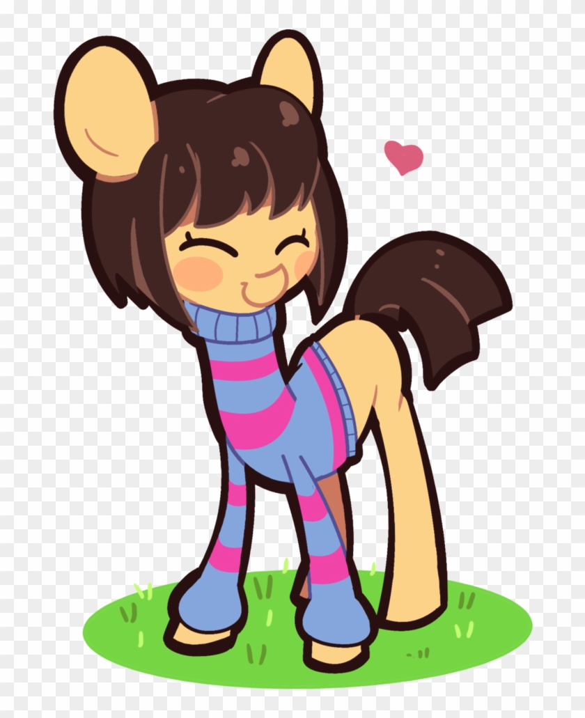 Permalink - Frisk Undertale Pony #1747425