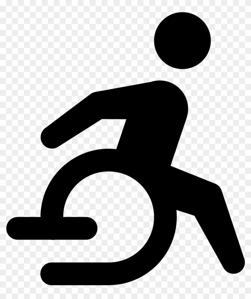Clip Art Freeuse Library Handicapped Icon Free Download - Dribble Basketball #1748727