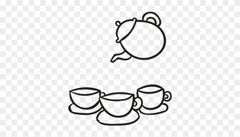 Tea Set Vector - Tea Set Icon #1748796