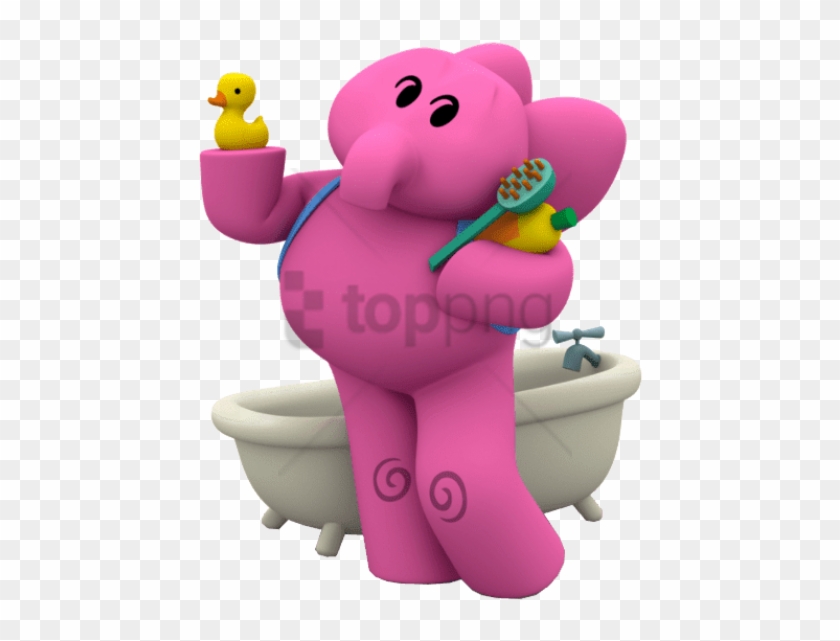 Free Png Download Elly Ready For Bath Clipart Png Photo - Png Pocoyo Elle #1751272