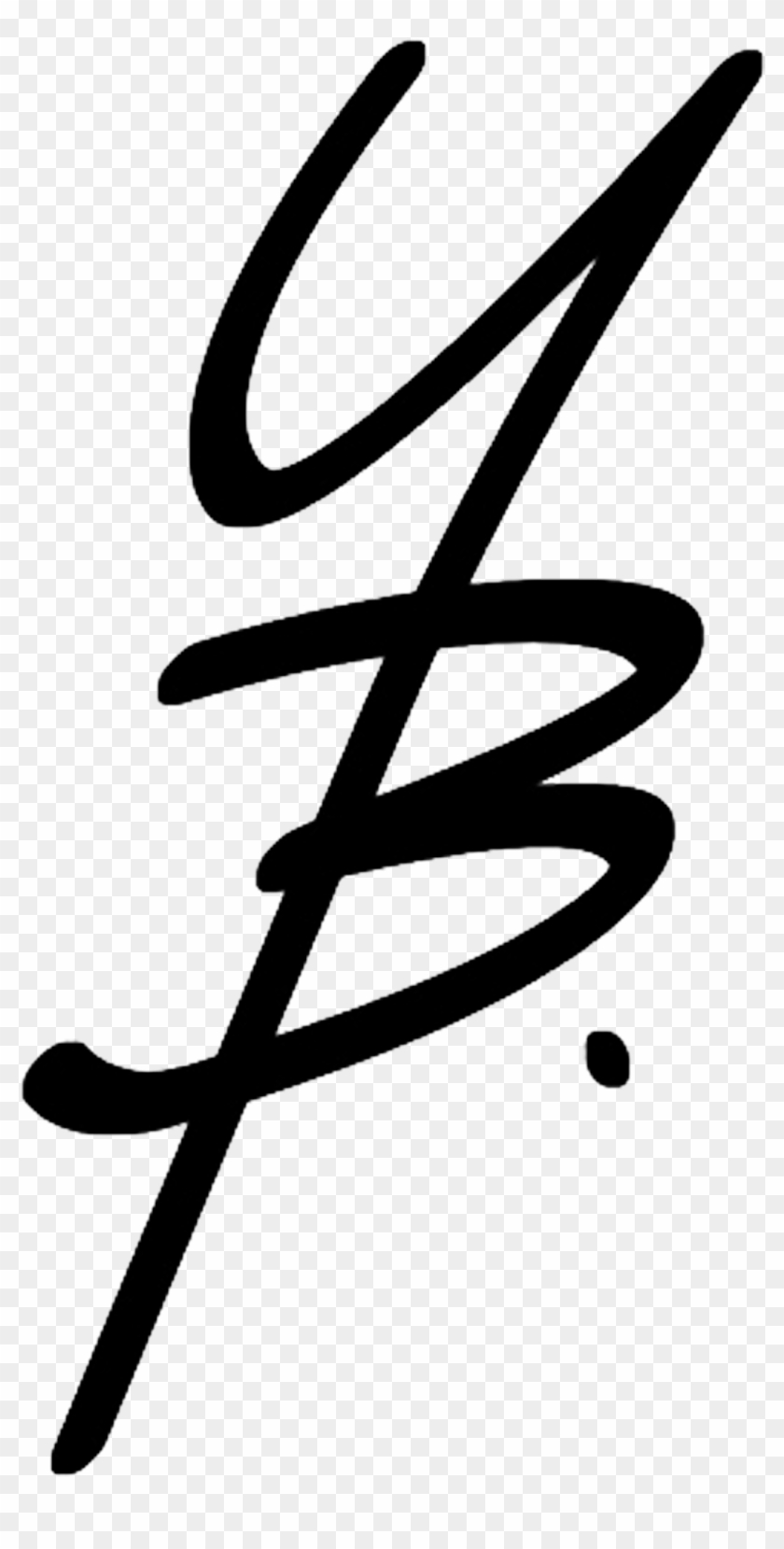 Yb logo monogram shield shape with crown design Vector Image