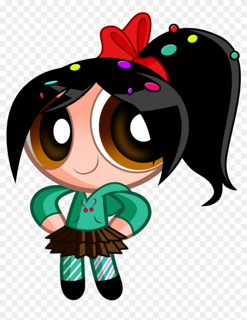 Puffed Vanellope By *jerimin19 On Deviantart - Vanellope Powerpuff Girls #1752401