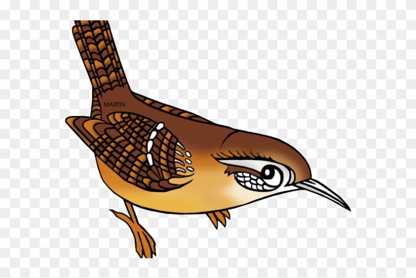 Wren Clipart Sc State Bird - Cartoon Wren Clipart #1752433