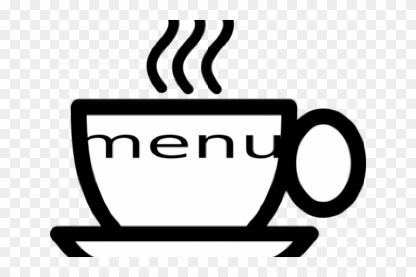 Line Art Clipart Menu - Coffee Cup Clip Art #1753107