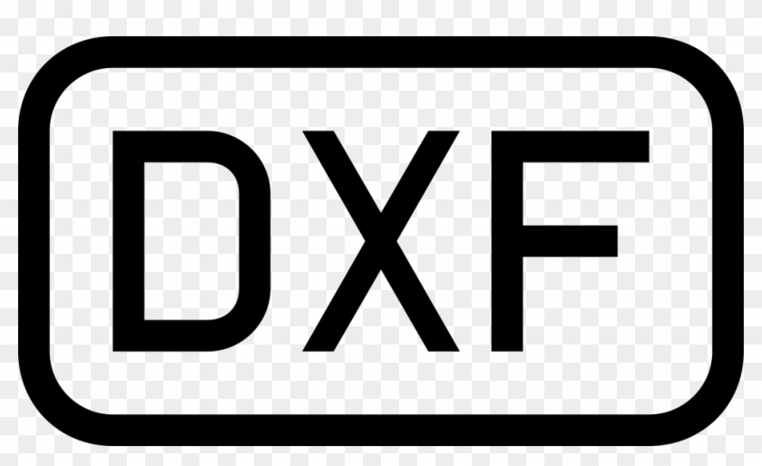 Dxf File Rounded Rectangular Stroke Symbol Of Interface - Numero 901 #1753391