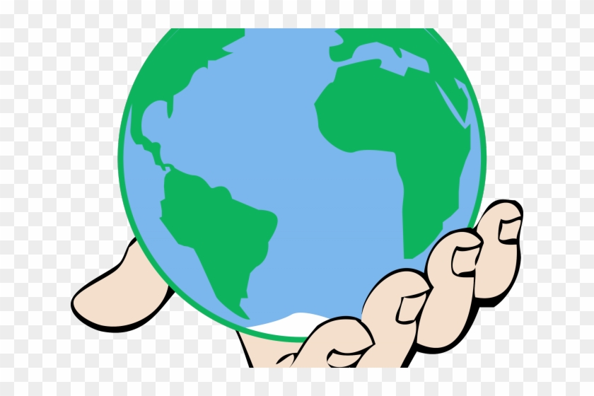 World Map Clipart Pf World - World In Hand Clipart #1753918