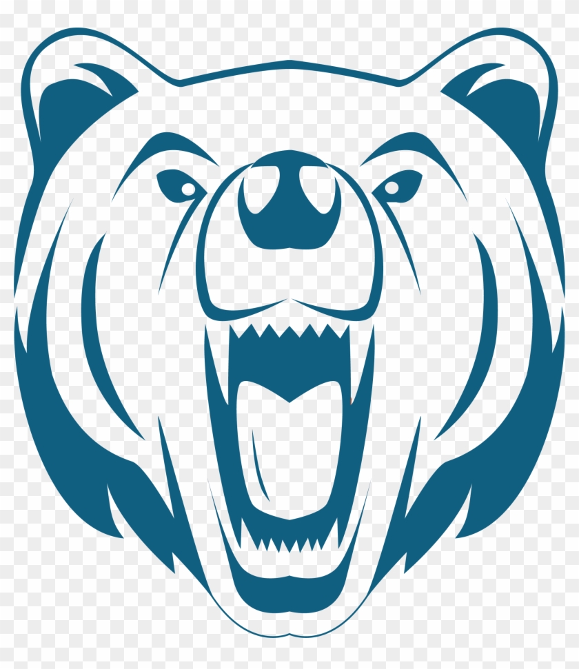 Battle Creek Middle School - Grizzly Bear Clipart Black And White ...