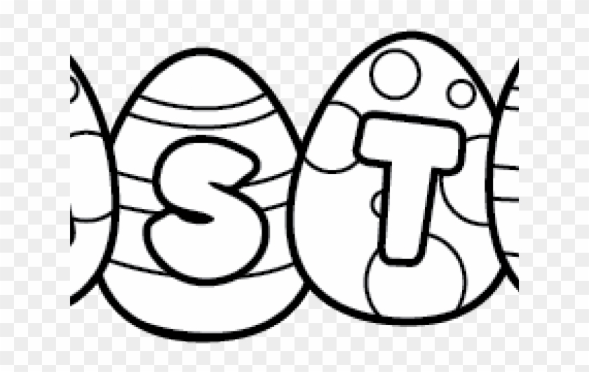 black and white easter clipart