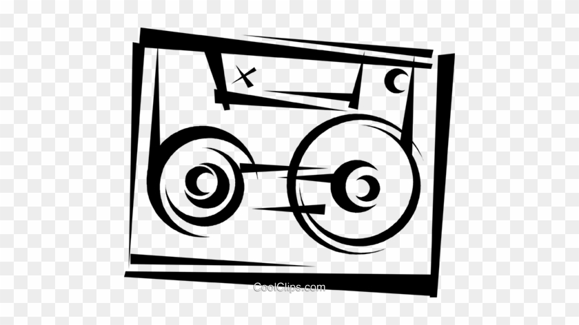 Cassette Tapes Royalty Free Vector Clip Art Illustration - Cassette Tapes Royalty Free Vector Clip Art Illustration #1754464