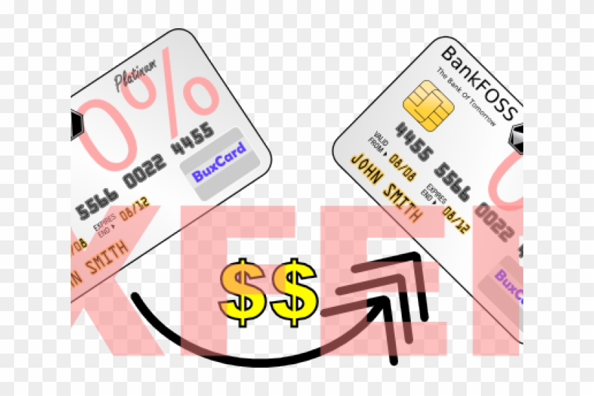 Credit Card Clipart Transfer - Graphic Design #1754865