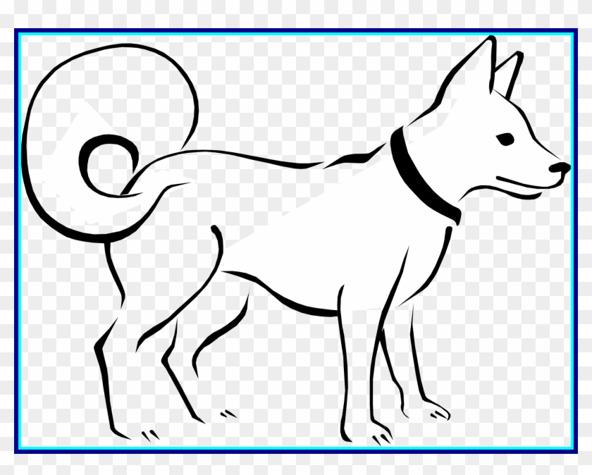 Image Royalty Free Stock Appealing For Dog Cartoon - Dogs Black And White Drawing #1754869