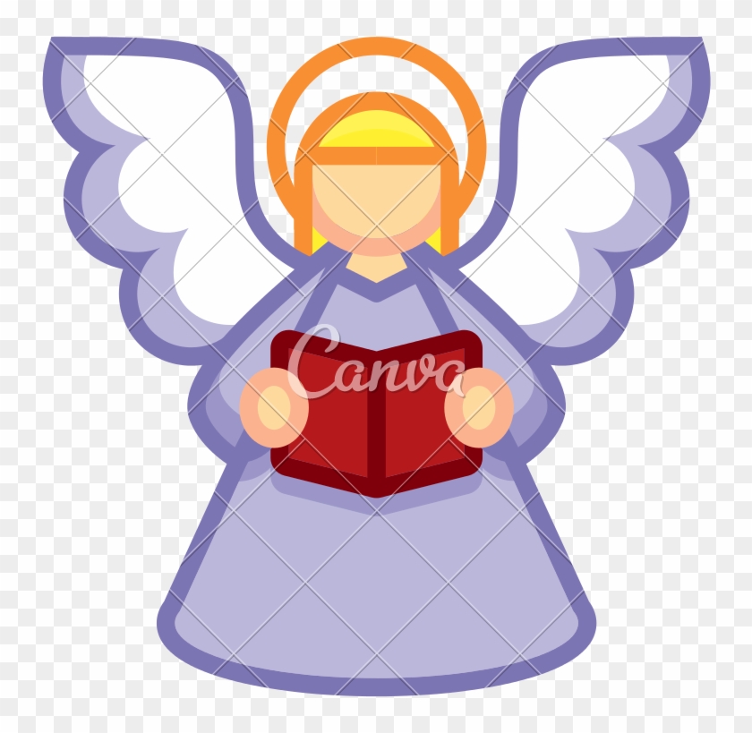 Christmas Angel Isolated On White Background - Canva #1755462