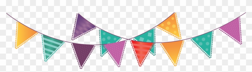 This Site Contains Information About Bunting Clip Art - Triangle #1757479