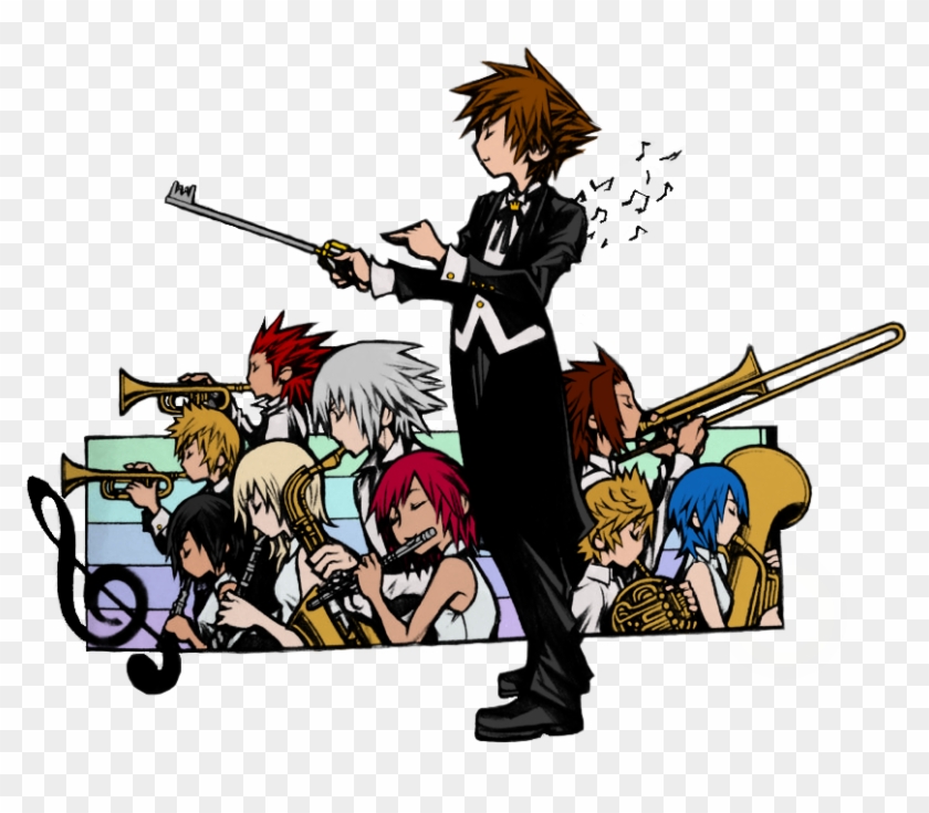 Here It Is The Lineart Belongs To Tetsuya Nomura - Kingdom Hearts Orchestra Art #1759484