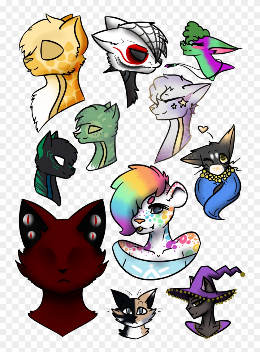 Bunch Of Cat Doodles By Otakuneko2499 - Drawing #265412