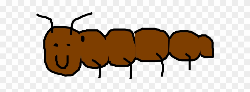 Brown Caterpillar Clip Art At Clker - Caterpillar #265983