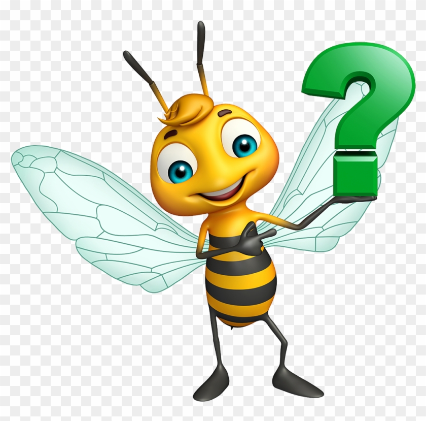 Question Mark With Bee #267433