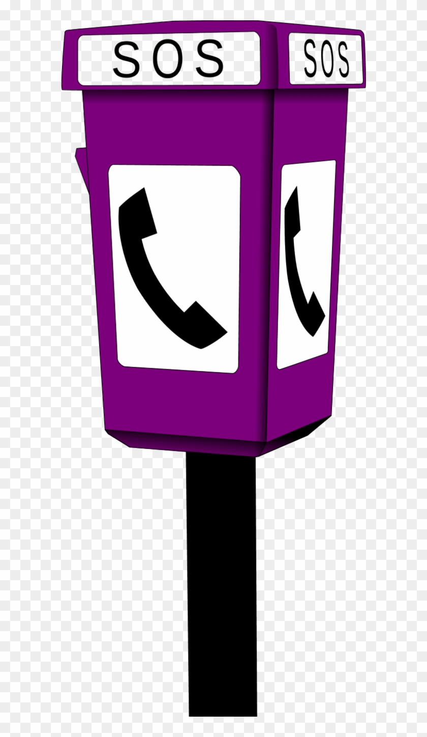 Phone Booth With Sos Sign Telephone Booth Free Transparent Png Clipart Images Download