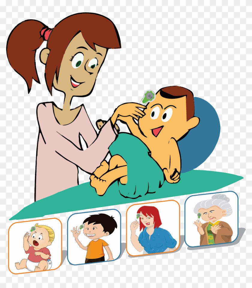 Facts About Fevers Baby Hub Blog Cover - Cartoon Mother And Baby #1760252