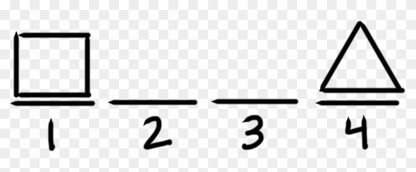 Four Horizontal Bars Are Numbered From Left To Right - Four Horizontal Bars Are Numbered From Left To Right #1760917