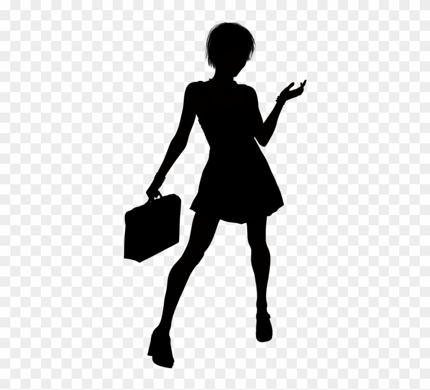 Silhouette Woman Free Image On Pixabay Girl - Holding Black Silhouette ...
