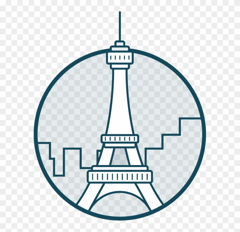 Icono Ciudad - Tour Eiffel Vector #1765060