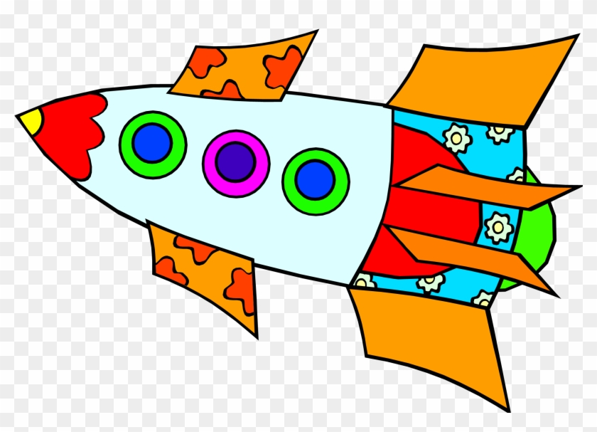 rocket clipart for kids