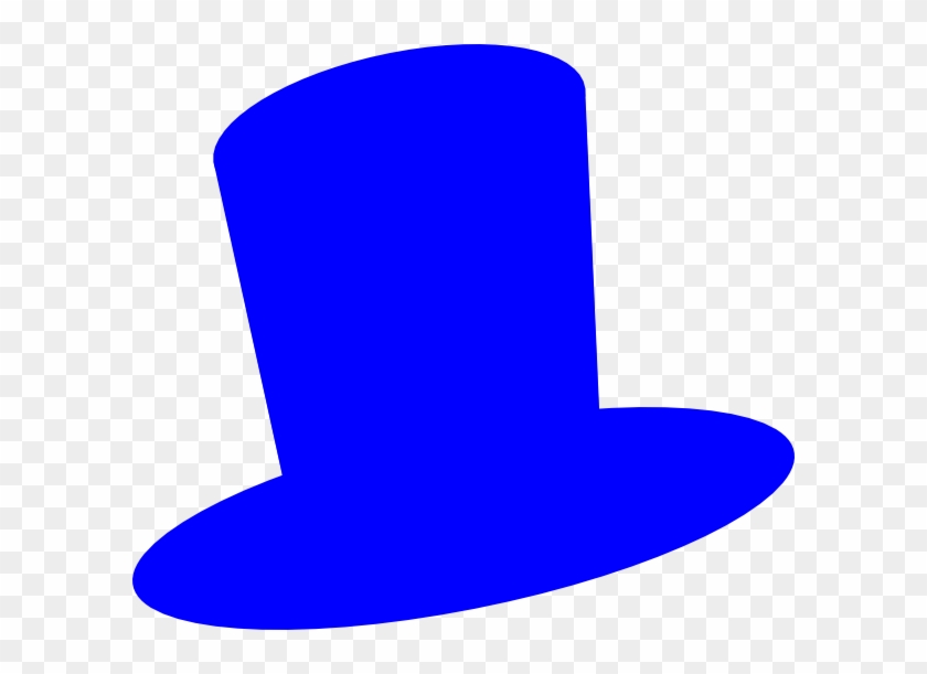 Top Hat Magic Clip Art Clipart Image - Blue Top Hat Clipart #50377