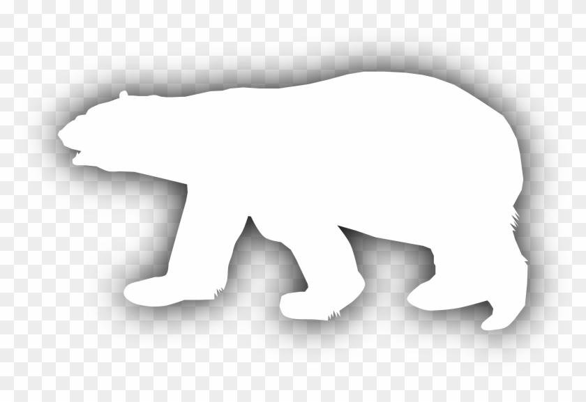 barking dog clipart black and white bear