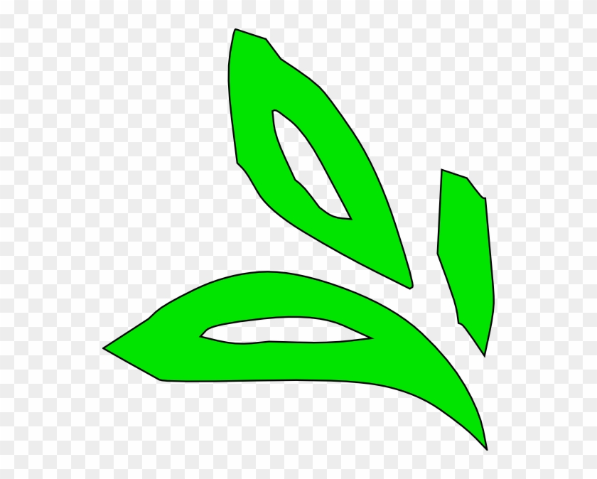 Green Plant Leaves Clip Art At Clker - Clip Art #271198