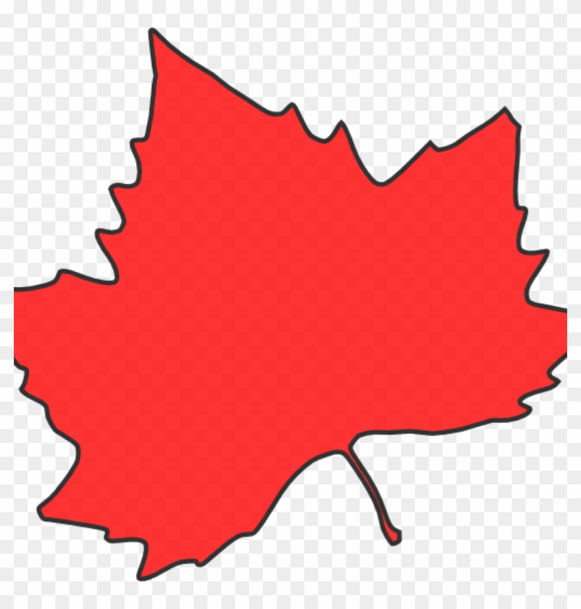 Maple Leaf Clipart Maple Leaf Clip Art At Clker Vector - Red Fall Leaf Clip Art #271624