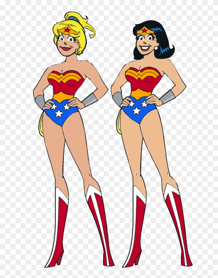 Betty And Veronica As Wonder Woman By Darthraner83 - Scooby Doo Daphne Wonder Woman #271918