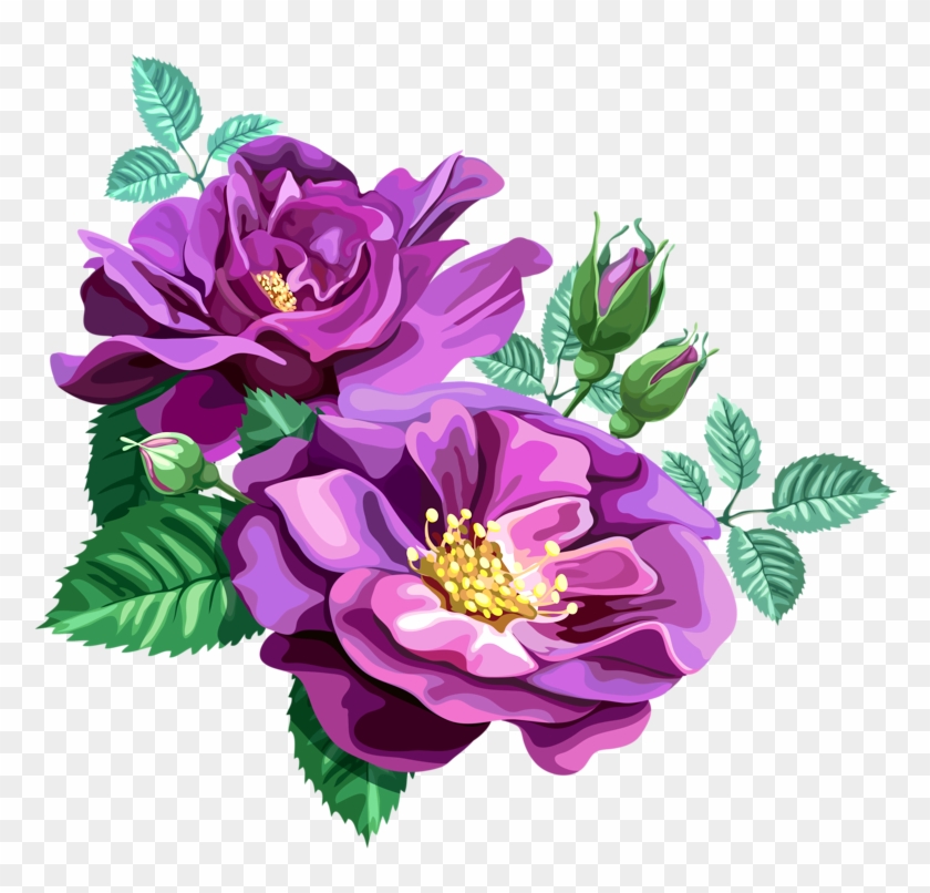purple flower vector