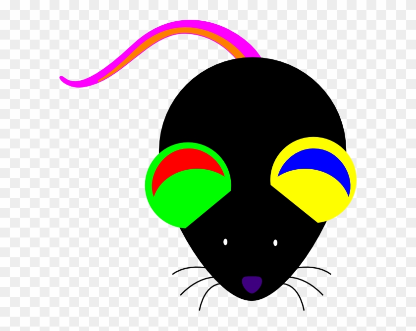 Neon Mouse Clip Art - Neon Mouse Clip Art #273982