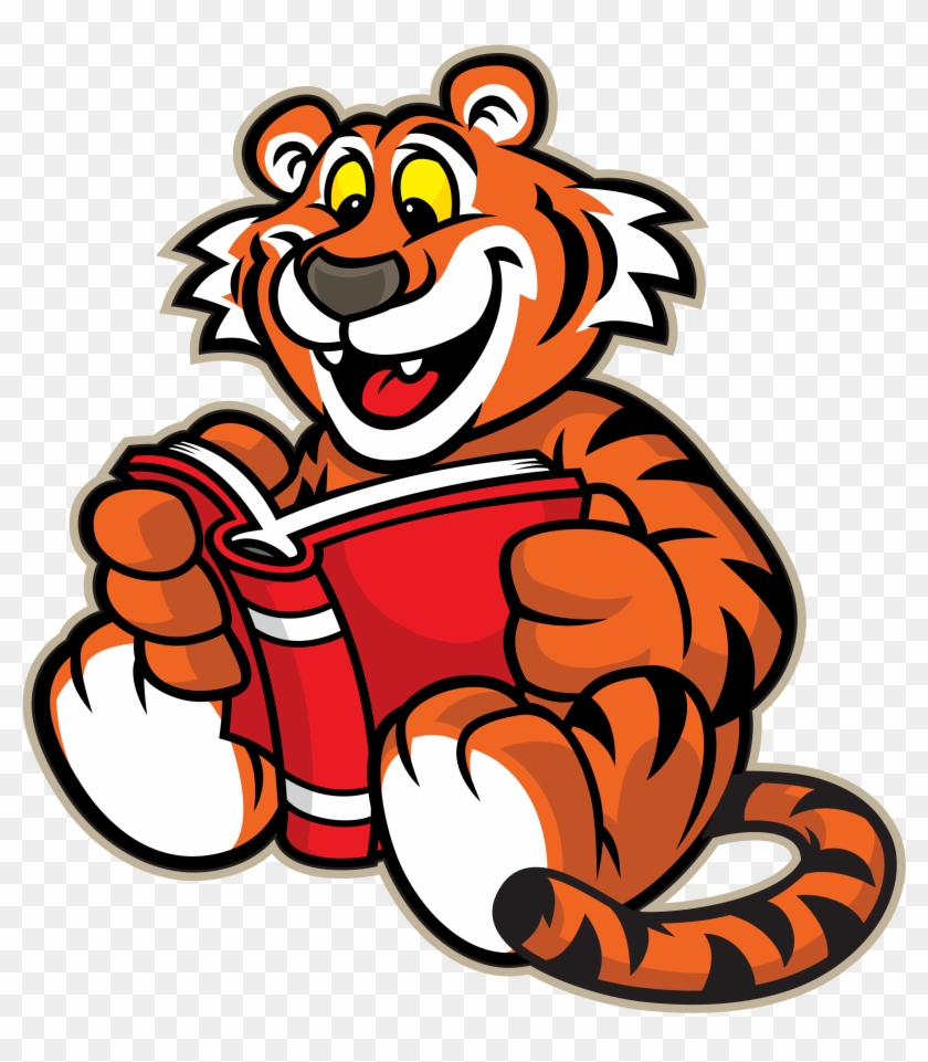 The Newman Tiger - Tiger Reading A Book #277323