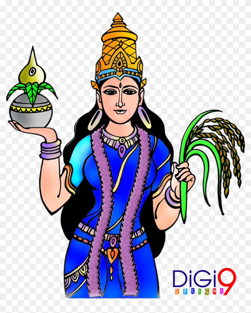 Telugu Thalli Image - Telugu Talli In Telugu - Free Transparent PNG ...