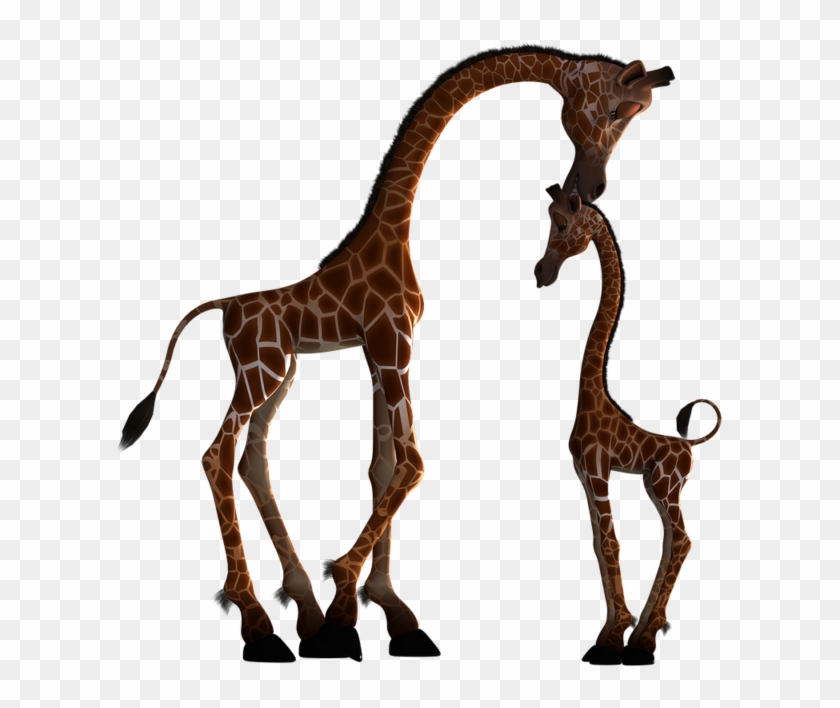 Download Images De Girafe Momma And Baby Giraffe Svg Free Transparent Png Clipart Images Download